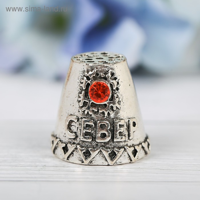 Напёрсток сувенирный «Север», серебро
Напёрсток сувенирный «Север», серебро