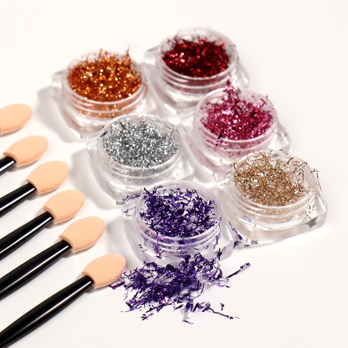 Набор потали для декора «Rainbow shine», в пластиковом органайзере, с аппликаторами, набор 6 баночек, разноцветные
Набор потали для декора «Rainbow shine», в пластиковом органайзере, с аппликаторами, набор 6 баночек, разноцветные