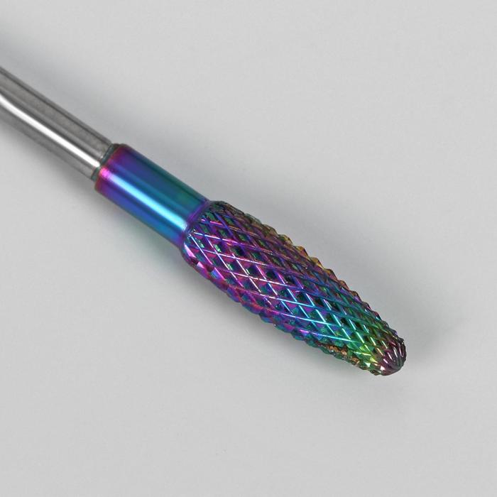 Фреза твердосплавная, для маникюра «Тонкая кукуруза», 4 × 13 мм, радужная
Фреза твердосплавная, для маникюра «Тонкая кукуруза», 4 × 13 мм, радужная