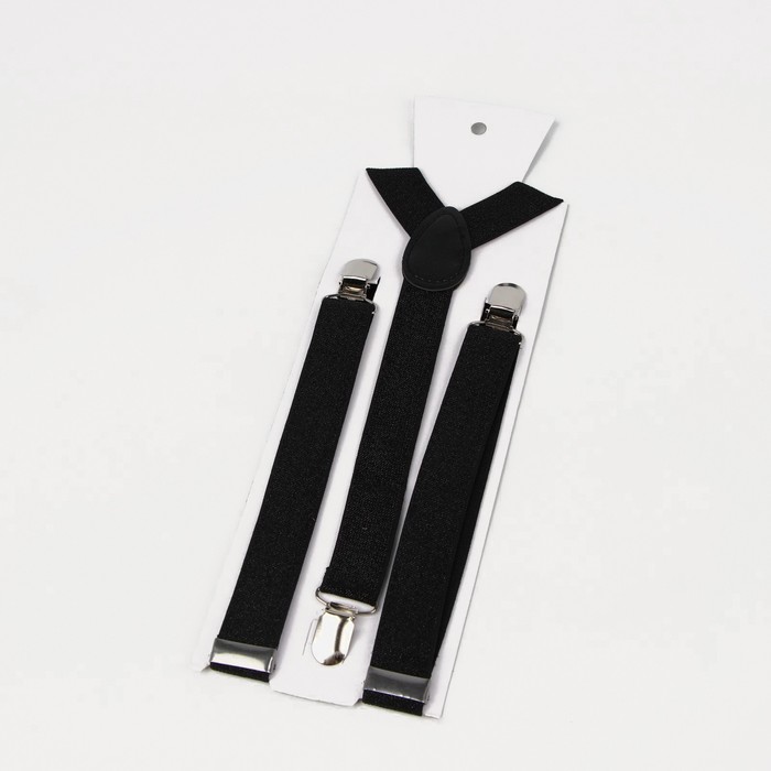 Подтяжки взрослые, с блёстками, ширина 2,5 см, цвет чёрный
Подтяжки взрослые, с блёстками, ширина 2,5 см, цвет чёрный