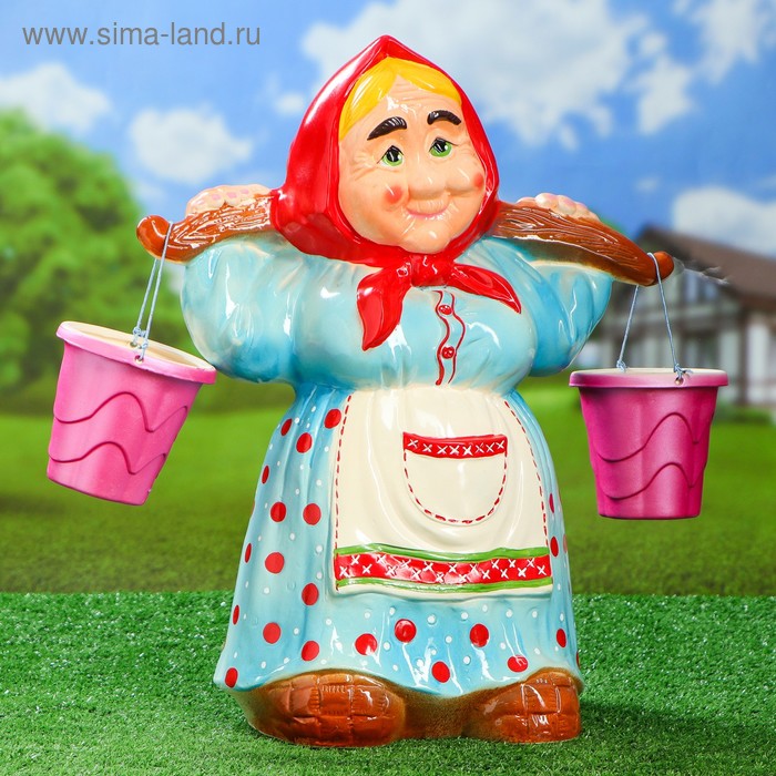 Садовая фигура "Баба с коромыслом", 50 см, микс
Садовая фигура "Баба с коромыслом", 50 см, микс
