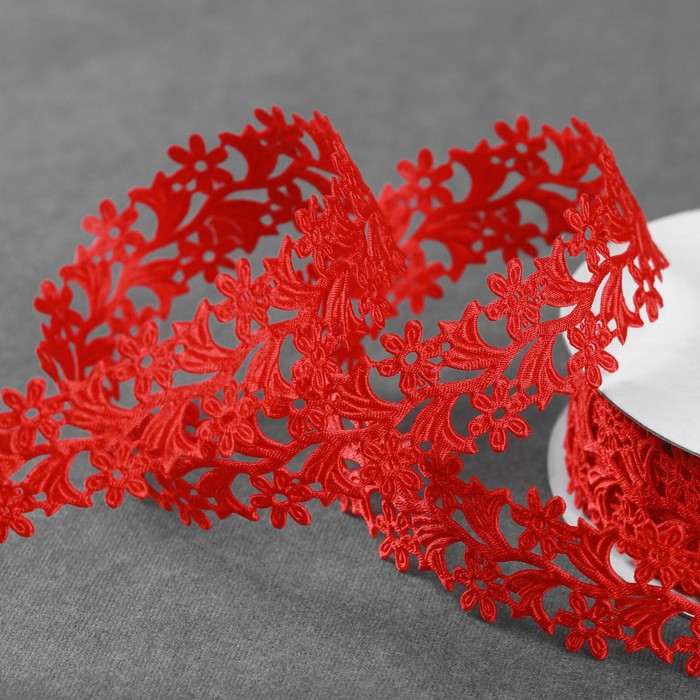 Лента фигурная «Ромашки», 25 мм, 9 ± 0,5 м, цвет красный
Лента фигурная «Ромашки», 25 мм, 9 ± 0,5 м, цвет красный