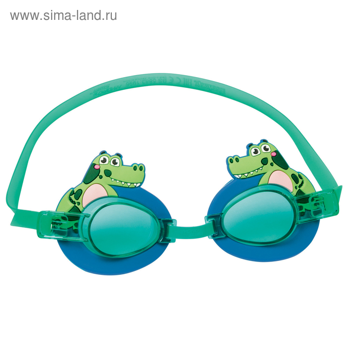 фото Очки для плавания character goggles, от 3 лет, цвета микс, 21080 bestway