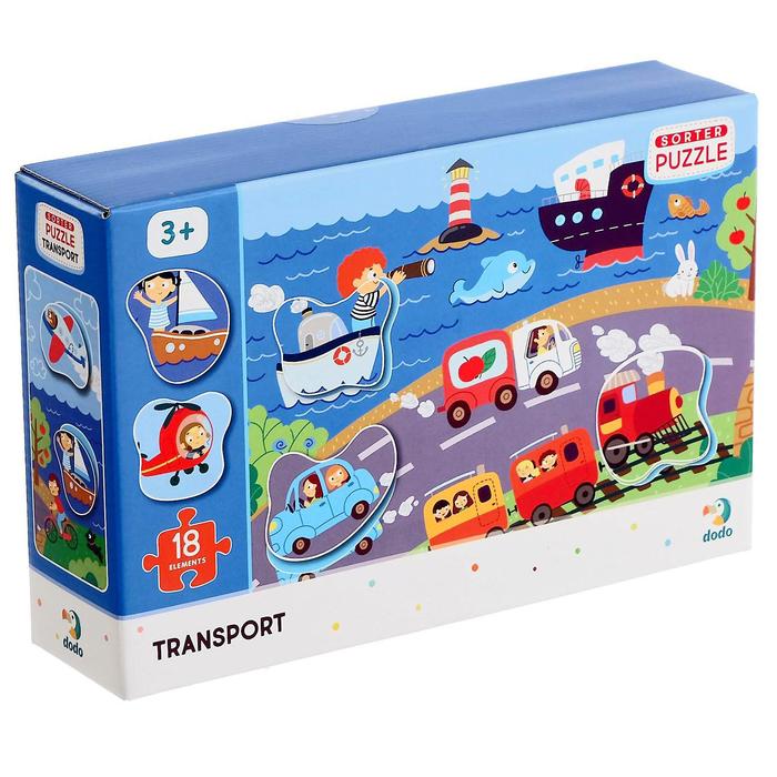 Пазл-сортер «Транспорт»
Пазл-сортер «Транспорт»