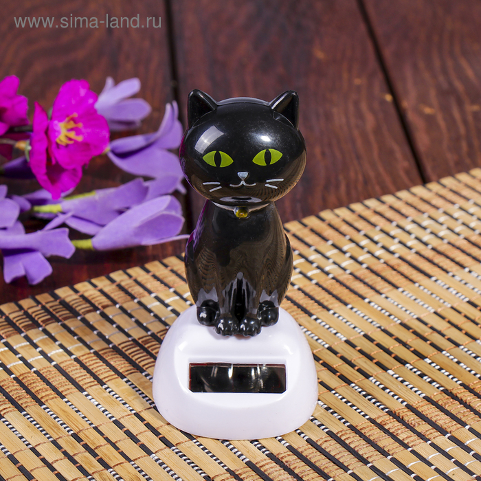 Маятник пластик от солнечной батареи "Чёрный котик" 10,5х5х6 см
Маятник пластик от солнечной батареи "Чёрный котик" 10,5х5х6 см