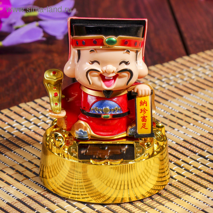 Маятник пластик от солнечной батареи "Гуань-ди с жезлом Жуи" 10х8,5х8,5 см
Маятник пластик от солнечной батареи "Гуань-ди с жезлом Жуи" 10х8,5х8,5 см