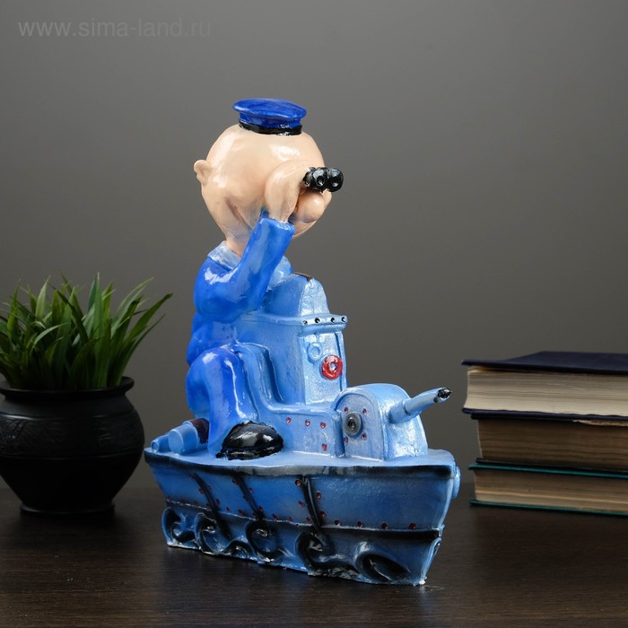 Копилка "Морячок на катере" 30х17х27см
Копилка "Морячок на катере" 30х17х27см