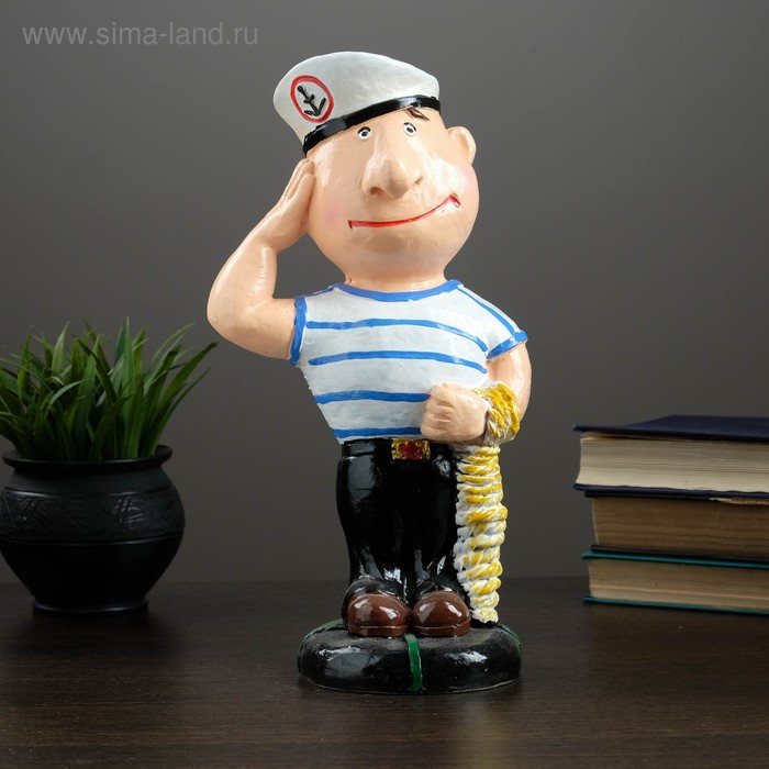 Копилка "Морячок" 30х17х11см
Копилка "Морячок" 30х17х11см