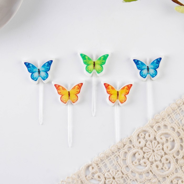 Набор свечей для кулича «Бабочки», 10 х 8 см
Набор свечей для кулича «Бабочки», 10 х 8 см