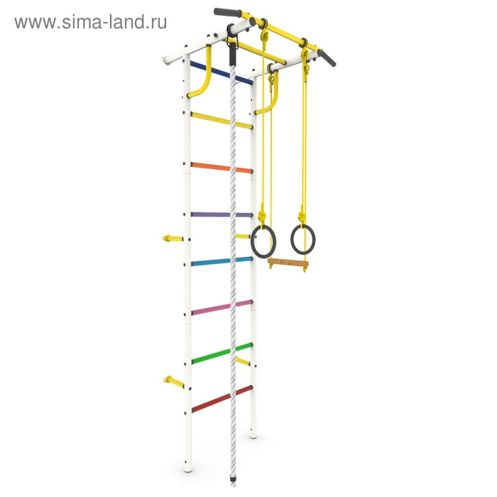 Детский спортивный комплекс «Роки-3ц» с цветными ступенями, 650 × 870 × 2300 мм, цвет белый
Детский спортивный комплекс «Роки-3ц» с цветными ступенями, 650 × 870 × 2300 мм, цвет белый