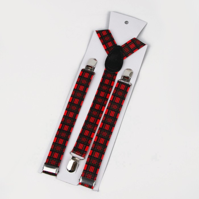 Подтяжки взрослые, ширина 2,5 см, цвет красный
Подтяжки взрослые, ширина 2,5 см, цвет красный