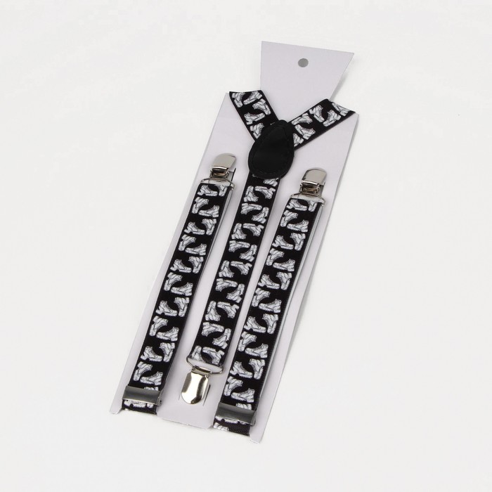 Подтяжки взрослые, ширина 2,5 см, цвет чёрный
Подтяжки взрослые, ширина 2,5 см, цвет чёрный