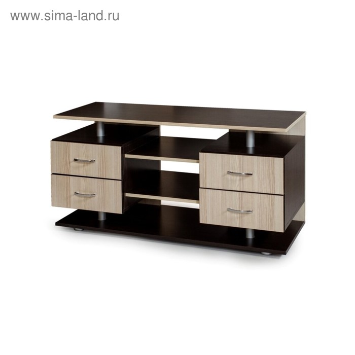 Тумба ТВ 1, 1200х420х620, Венге/Ясень
Тумба ТВ 1, 1200х420х620, Венге/Ясень