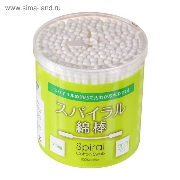 Ватные палочки Can Do спиралевидные, 200 шт
Ватные палочки Can Do спиралевидные, 200 шт