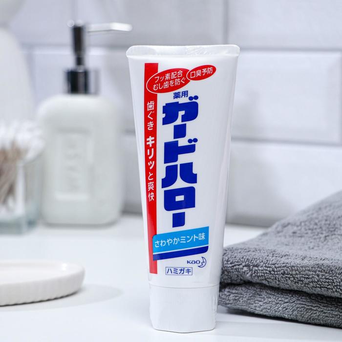 Паста зубная Kao Corporation Guard hello, с освежающим мятным вкусом, 165 г
Паста зубная Kao Corporation Guard hello, с освежающим мятным вкусом, 165 г