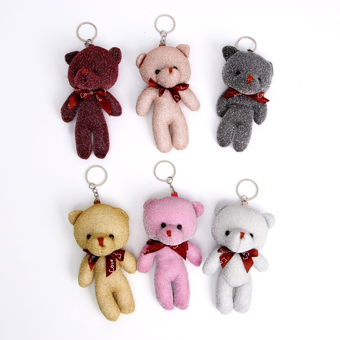 фото Подвеска «мишка с бантом», цвета микс