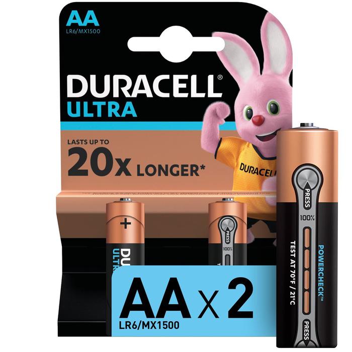 Батарейка алкалиновая Duracell Ultra Power, AA, LR6-2BL, 1.5В, 2 шт
Батарейка алкалиновая Duracell Ultra Power, AA, LR6-2BL, 1.5В, 2 шт