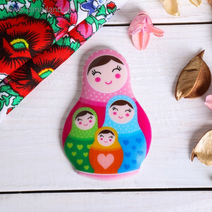 Магнит «Матрёшка. Семья»
Магнит «Матрёшка. Семья»