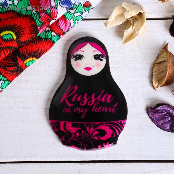 Магнит «Матрёшка. Красный узор»
Магнит «Матрёшка. Красный узор»