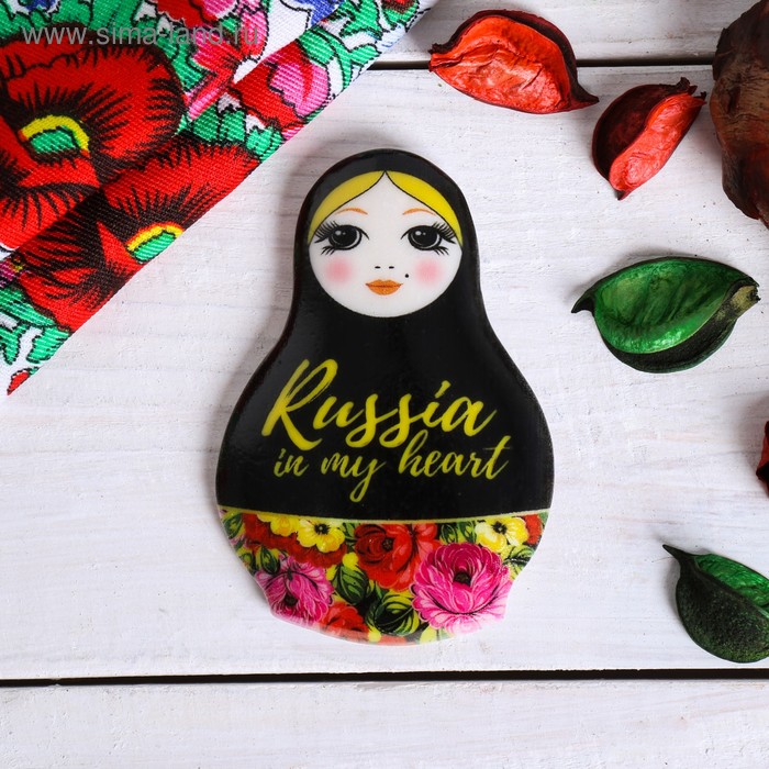 Магнит «Матрёшка. Цветочный узор»
Магнит «Матрёшка. Цветочный узор»