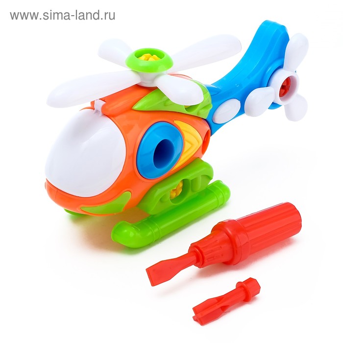 Конструктор «Вертолёт», 28 деталей, цвета МИКС
Конструктор «Вертолёт», 28 деталей, цвета МИКС