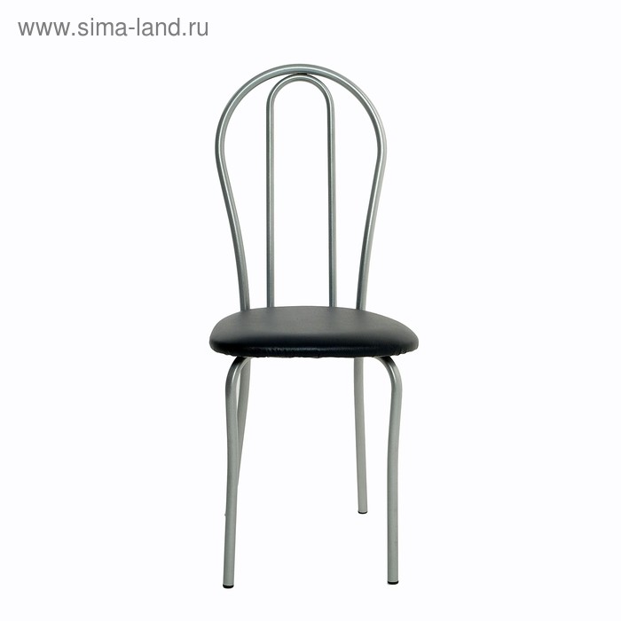 фото Стул "венский 2", серебристый металлик/черный клик мебель