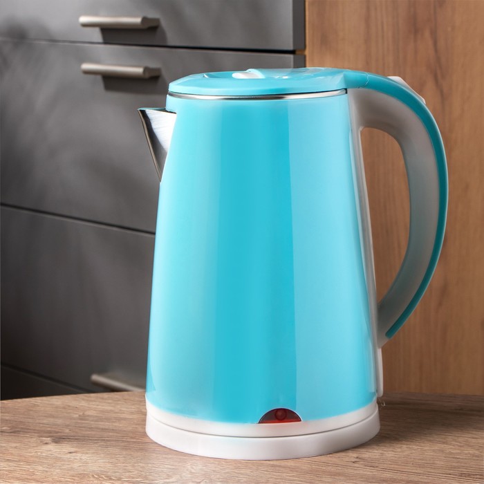 Чайник электрический Luazon LSK-1811, пластик, колба металл, 2.3 л, 2000 Вт, голубой
Чайник электрический Luazon LSK-1811, пластик, колба металл, 2.3 л, 2000 Вт, голубой