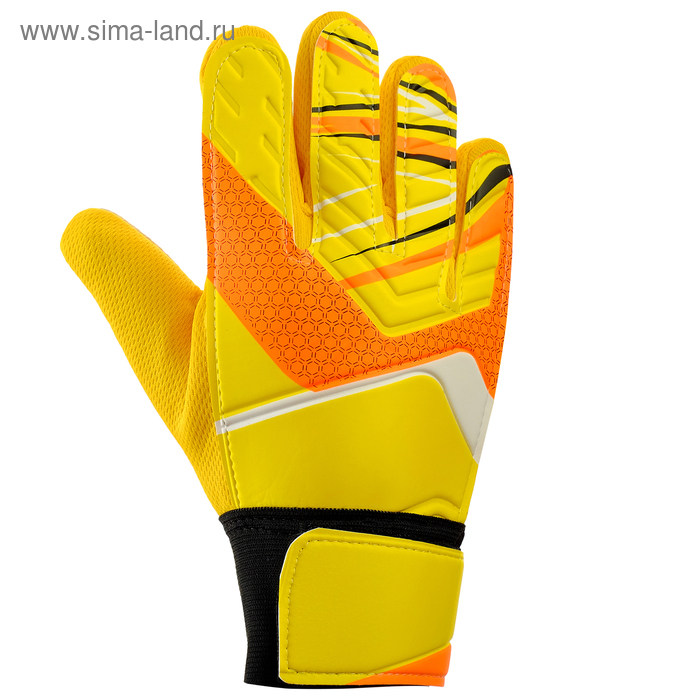 Перчатки вратарские, размер 8, цвет желтый
Перчатки вратарские, размер 8, цвет желтый