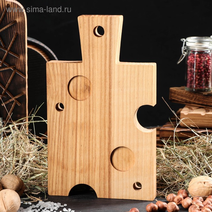 Доска для подачи сыра "Сырная", 25 х 15 см, массив ясеня
Доска для подачи сыра "Сырная", 25 х 15 см, массив ясеня