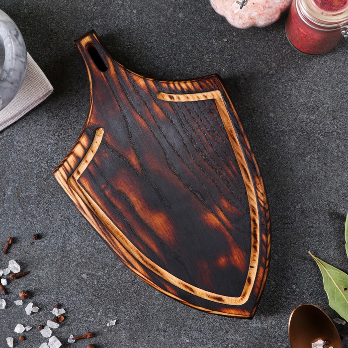 Доска для подачи мясных блюд "Скифы", 25х15 см, массив ясеня
Доска для подачи мясных блюд "Скифы", 25х15 см, массив ясеня