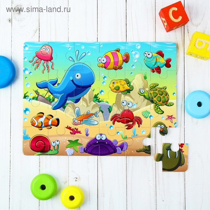 Пазл большой «Морские животные»
Пазл большой «Морские животные»