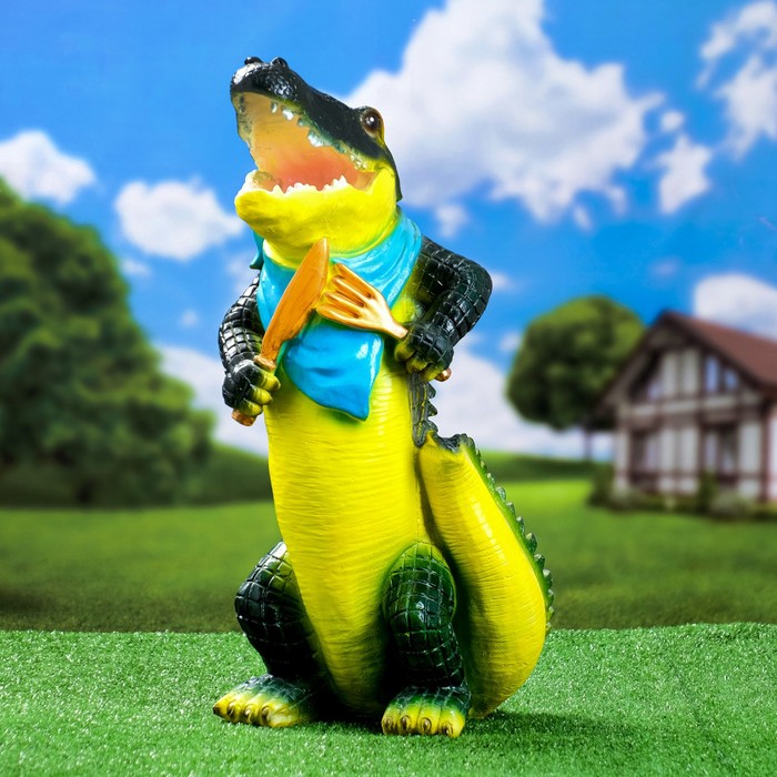 Садовая фигура "Крокодил" 60х35см
Садовая фигура "Крокодил" 60х35см