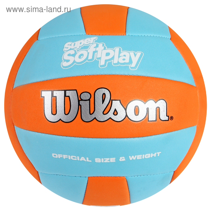 фото Мяч волейбольный wilson super soft play, wth90119xb, размер 5, pvc, машинная сшивка