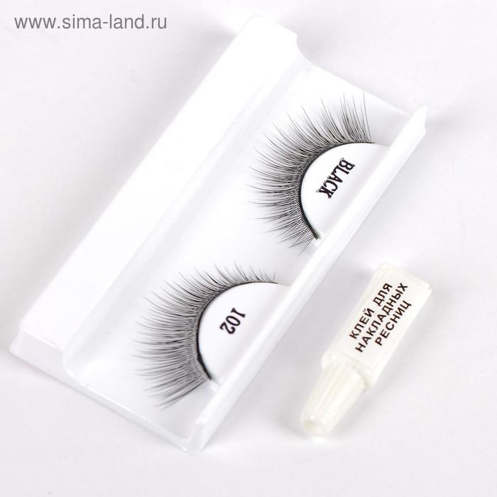 Ресницы накладные, многоразовое использование, с клеем, арт. 102, цвет чёрный
Ресницы накладные, многоразовое использование, с клеем, арт. 102, цвет чёрный