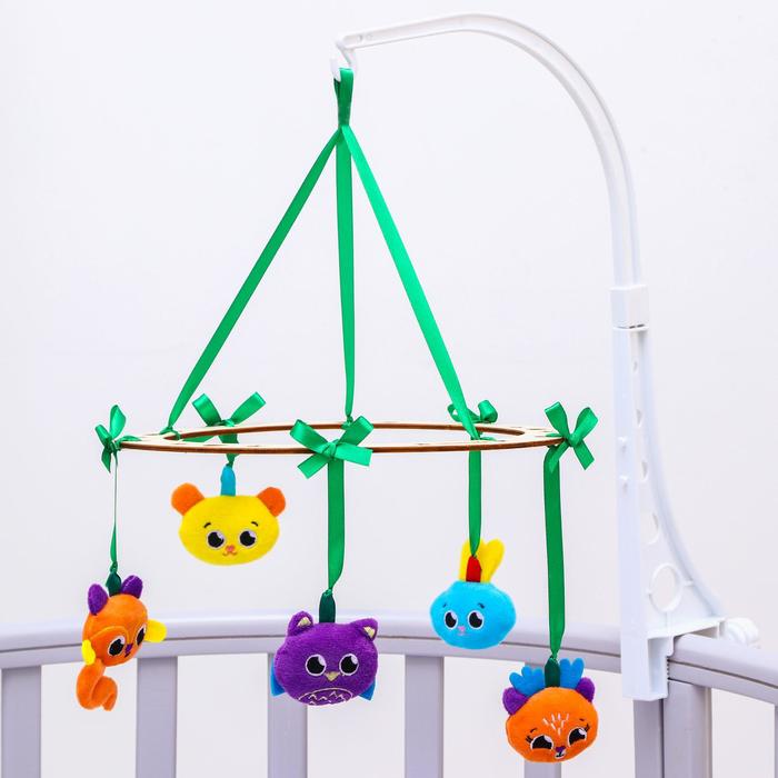 Подвеска с игрушками на мобиль «Зверята», без кронштейна
Подвеска с игрушками на мобиль «Зверята», без кронштейна