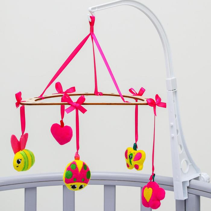 Подвеска с игрушками на мобиль «Полянка», без кронштейна
Подвеска с игрушками на мобиль «Полянка», без кронштейна