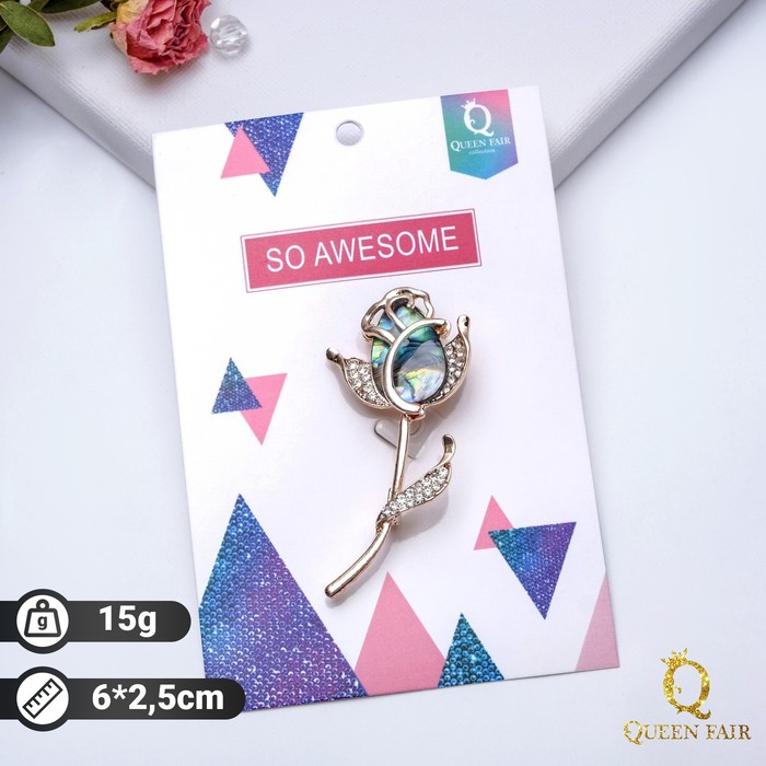 Брошь "Галиотис" роза, в розовом золоте
Брошь "Галиотис" роза, в розовом золоте