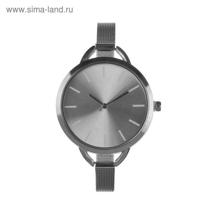 Часы наручные "Карбо", хром, d=3.7 см
Часы наручные "Карбо", хром, d=3.7 см