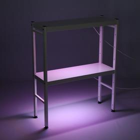 Стеллаж для рассады, 80 × 30 × 100 см, с двумя фитосветильниками Led-15, разборный, металл
Стеллаж для рассады, 80 × 30 × 100 см, с двумя фитосветильниками Led-15, разборный, металл