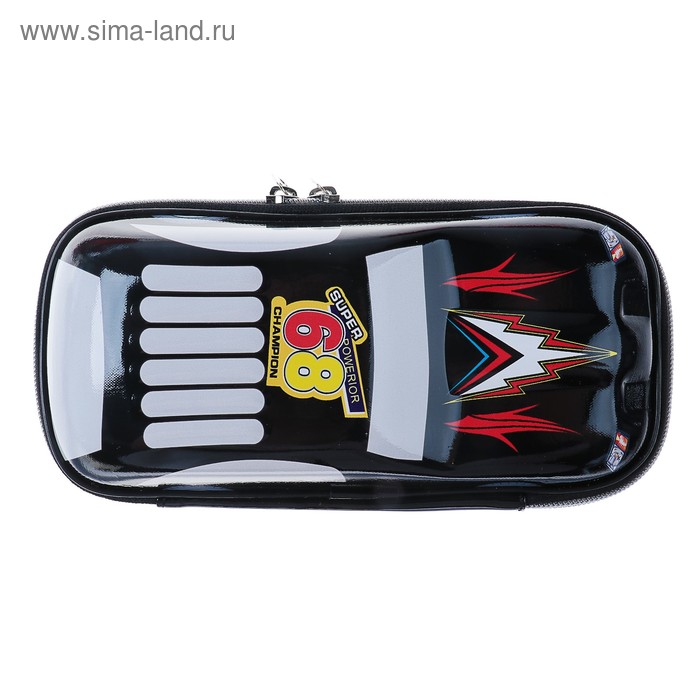 фото Пенал школьный, на молнии, «машина», микс