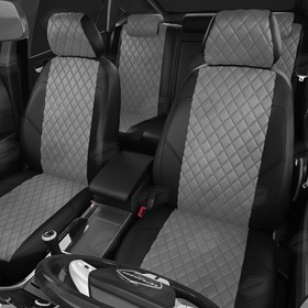 Авточехлы для Toyota Avensis 1 с 1997-2003г. хэтчбек, спинка и сиденье 40/60. задний подлокотник-молния, 2 надкрыльника, 5-подголовников. экокожа, сер
Авточехлы для Toyota Avensis 1 с 1997-2003г. хэтчбек, спинка и сиденье 40/60. задний подлокотник-молния, 2 надкрыльника, 5-подголовников. экокожа, сер