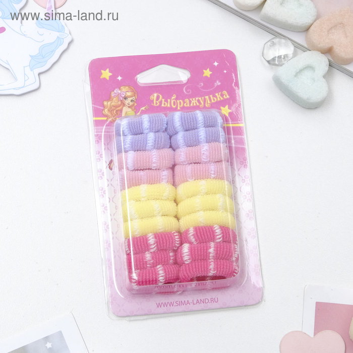 Резинка для волос "Махрушка полосатая" (набор 20 шт) яркий микс
Резинка для волос "Махрушка полосатая" (набор 20 шт) яркий микс