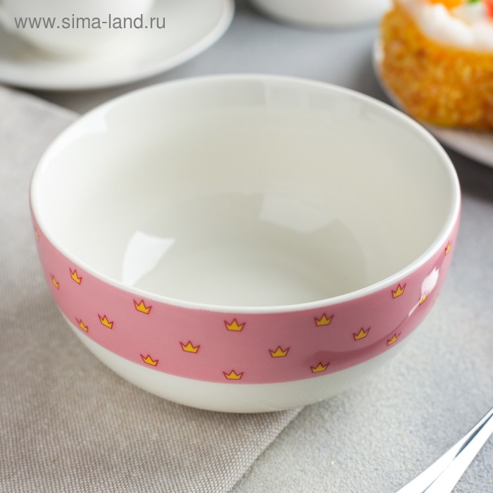 Тарелка глубокая «Прицесса», 13 см, 430 мл
Тарелка глубокая «Прицесса», 13 см, 430 мл