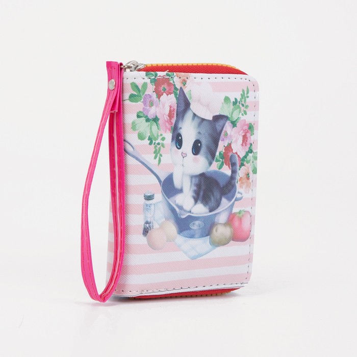 Кошелёк на молнии, цвет розовый
Кошелёк на молнии, цвет розовый