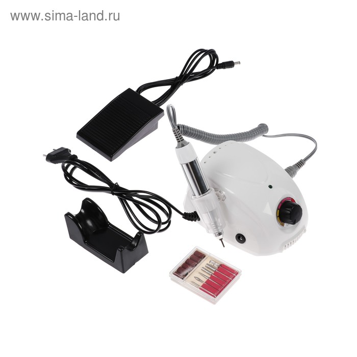 Аппарат для маникюра LuazON LMH-04, 6 насадок, до 25000 об/мин, 23 Вт, белый
Аппарат для маникюра LuazON LMH-04, 6 насадок, до 25000 об/мин, 23 Вт, белый