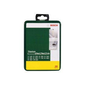 Набор сверл по металлу BOSCH 2607019437, HSS-TiN, 19 шт, d=1-10 мм, цилиндр. хвостовик
Набор сверл по металлу BOSCH 2607019437, HSS-TiN, 19 шт, d=1-10 мм, цилиндр. хвостовик
