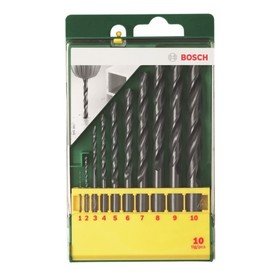 Набор сверл по металлу BOSCH 2607019442, HSS-R, 10 шт, d=1-10 мм, цилиндрический хвостовик
Набор сверл по металлу BOSCH 2607019442, HSS-R, 10 шт, d=1-10 мм, цилиндрический хвостовик