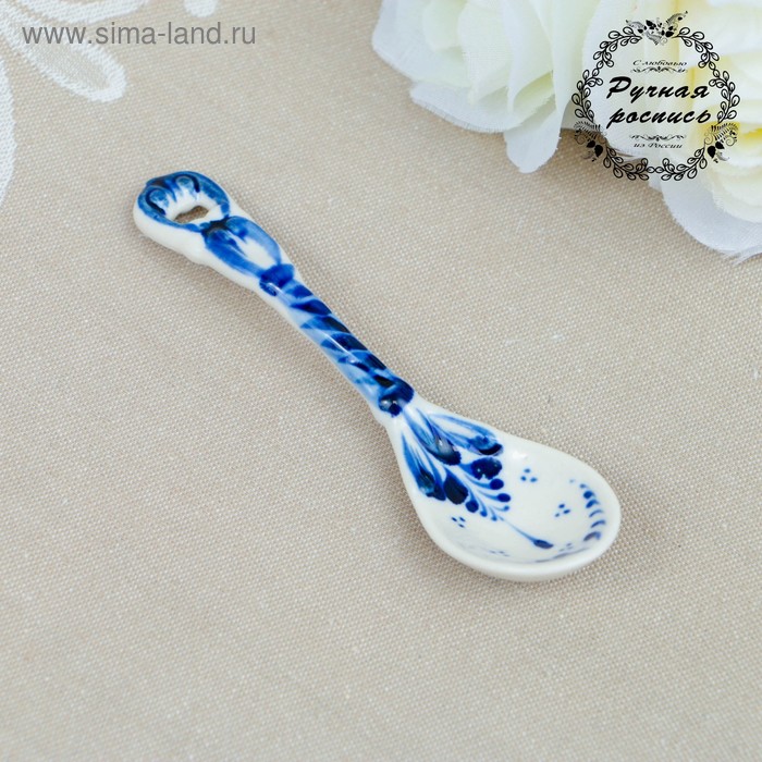 фото Ложки, гжель, фарфор,