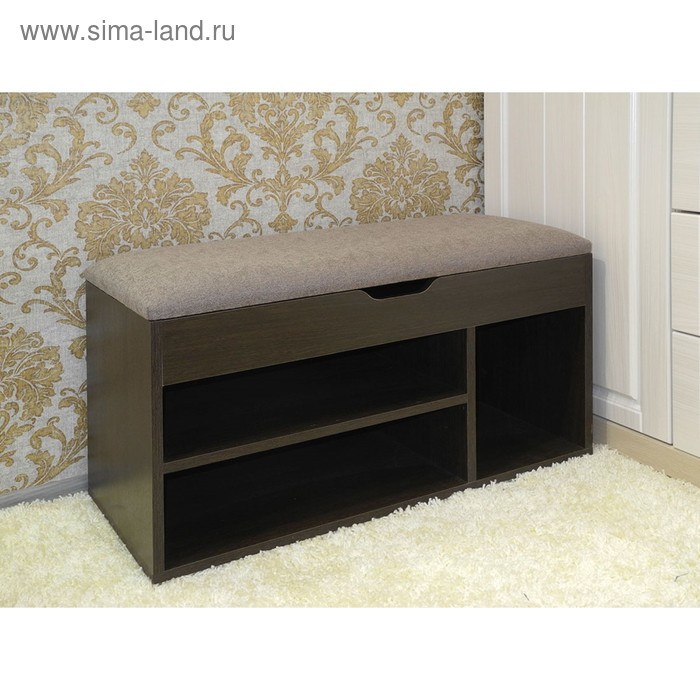 Обувница с откидным верхом 808х355х485, Венге/ткань старк браун
Обувница с откидным верхом 808х355х485, Венге/ткань старк браун