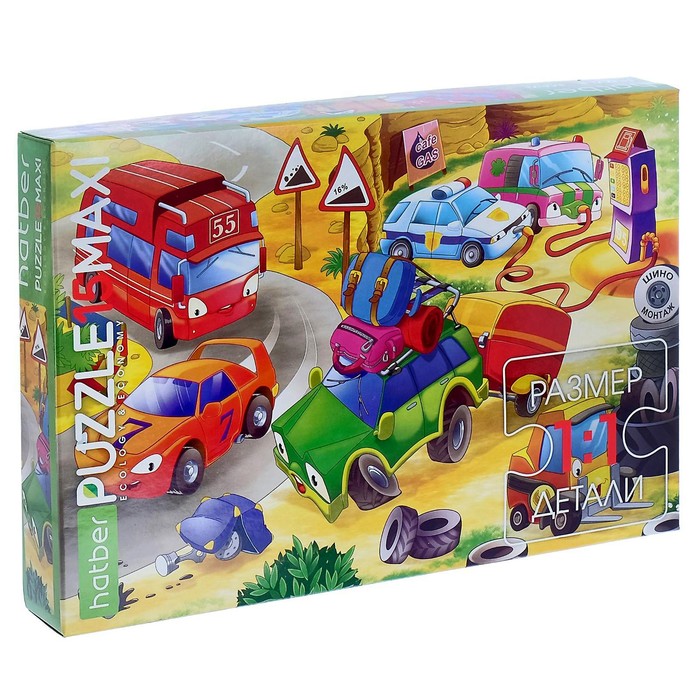 Макси-пазл «Тачки», 15 элементов
Макси-пазл «Тачки», 15 элементов